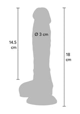 Rainbow Lover Dildo 18 cm