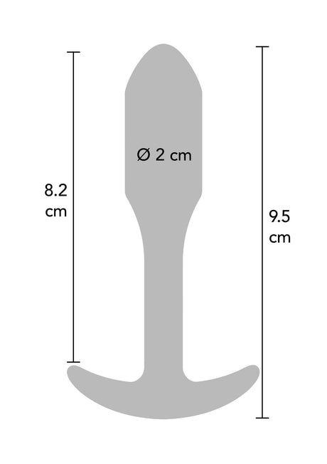 Glatter Anal Plug Klein