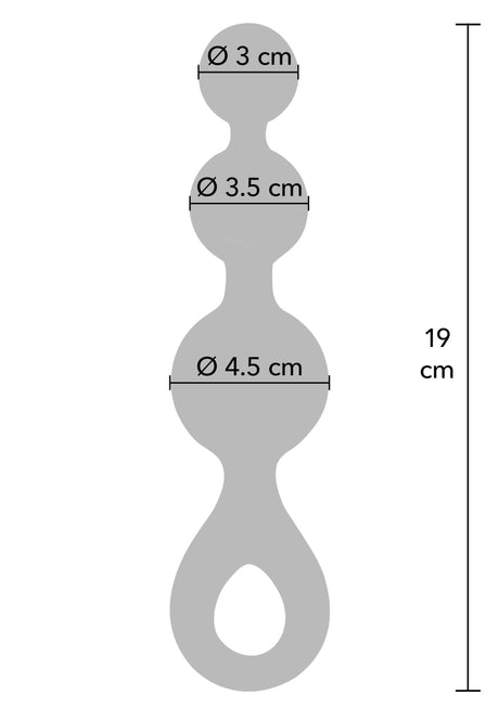 Crystal Trio Anale Plug Medium
