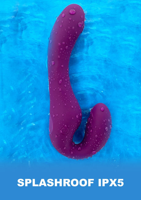 Strapless Strap-On Pulse Vibrator