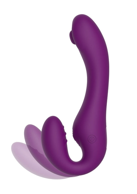 Strapless Strap-On Pulse Vibrator