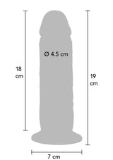 Foreskin Dong Silicone 19 cm