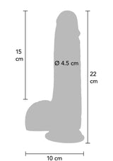 Foreskin Dildo Silicone 20 cm