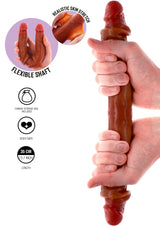 Foreskin Double Dong Silicone 35 cm