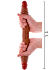 Foreskin Double Dong Silicone 40 cm