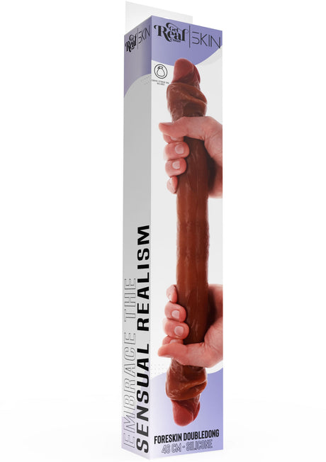 Foreskin Double Dong Silicone 46 cm
