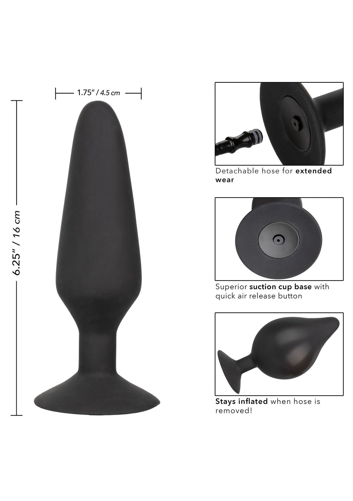 XL Silicone Inflatable Plug