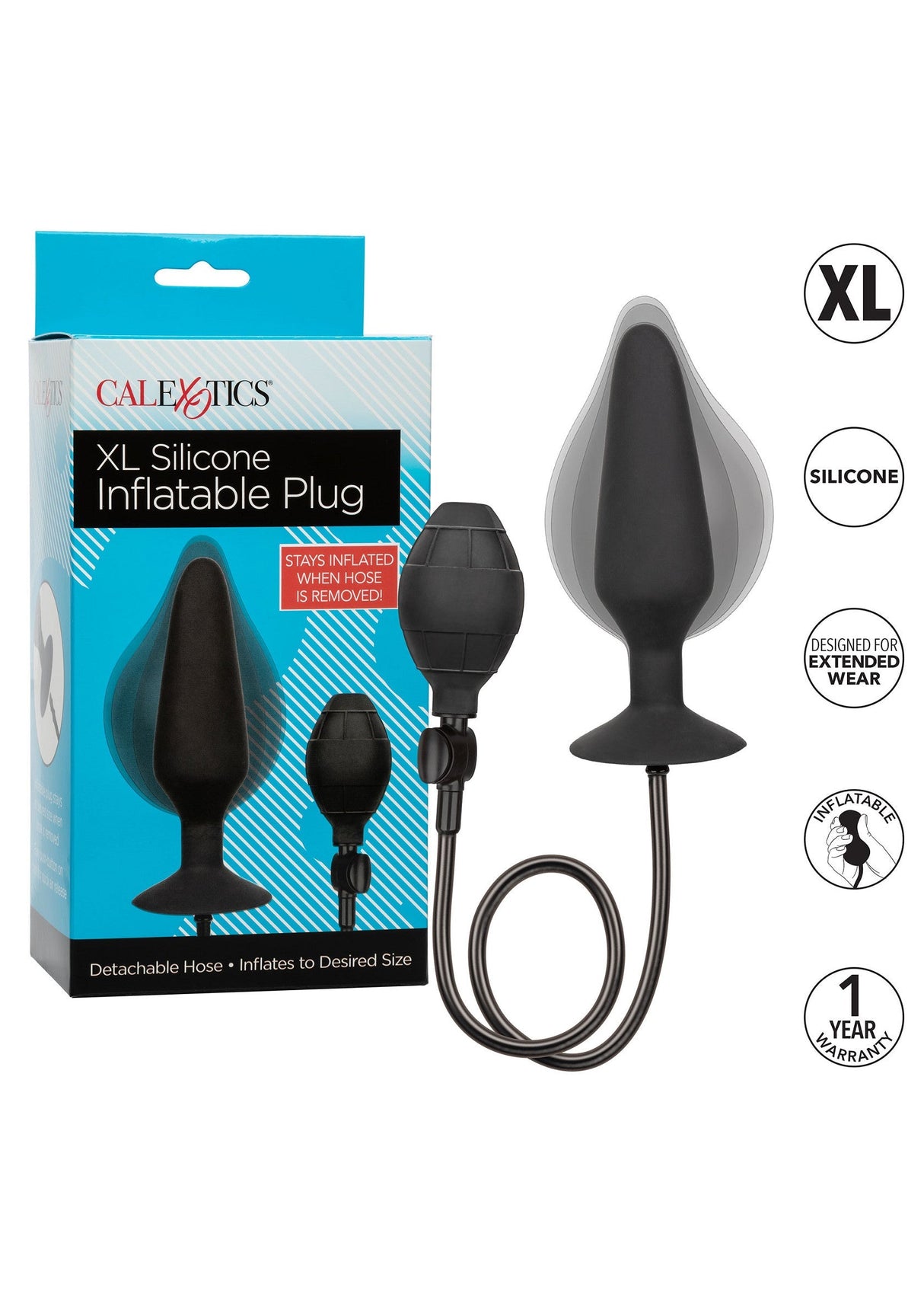 XL Silicone Inflatable Plug