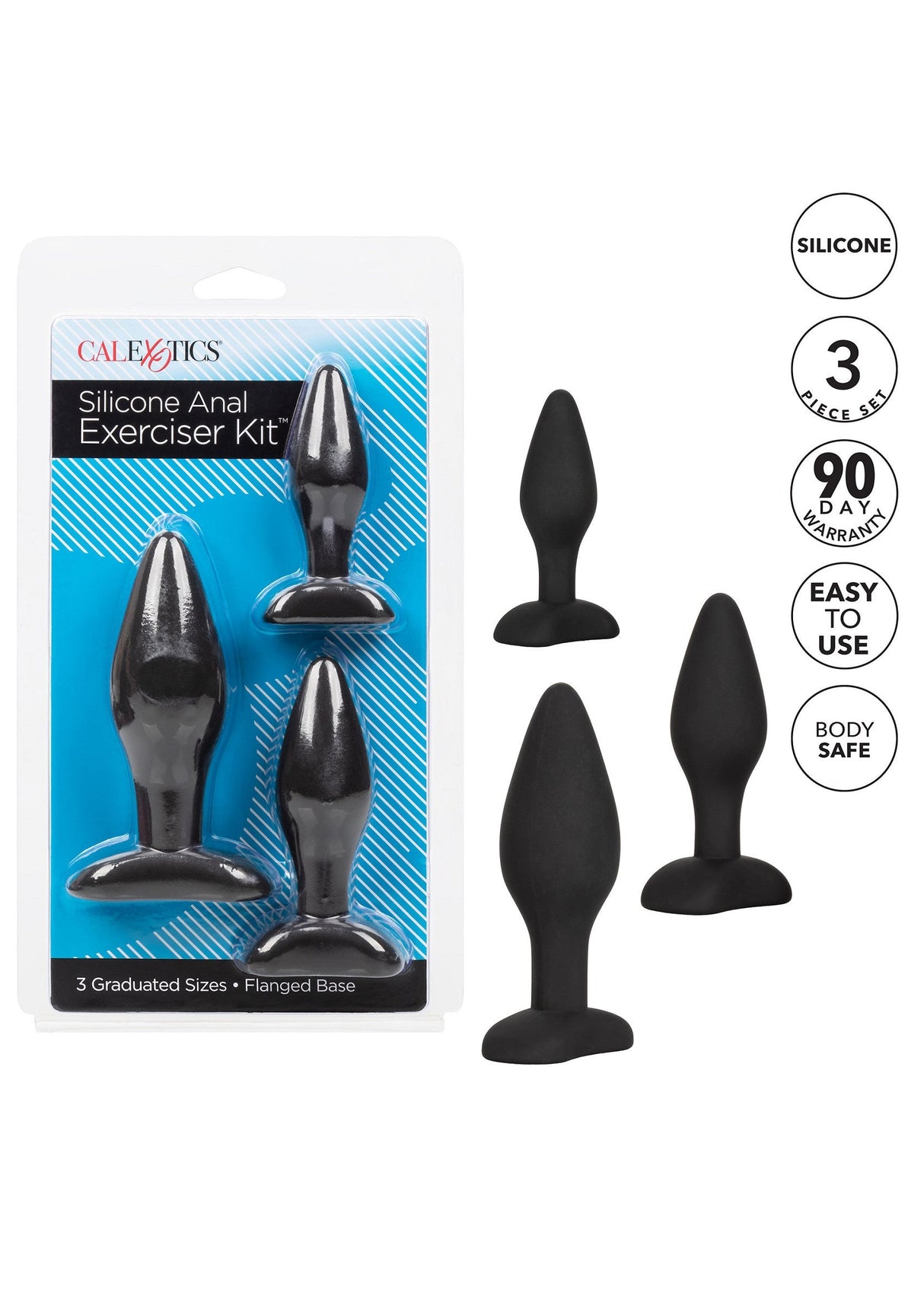 Silicone Anal Exerciser Kit