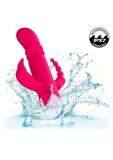 Heated Silicone Triple Rabbit