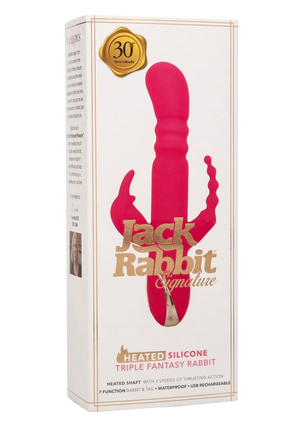 Heated Silicone Triple Rabbit