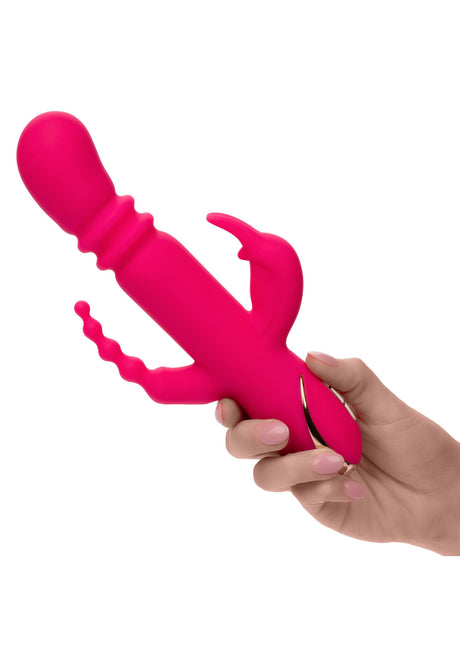 Heated Silicone Triple Rabbit