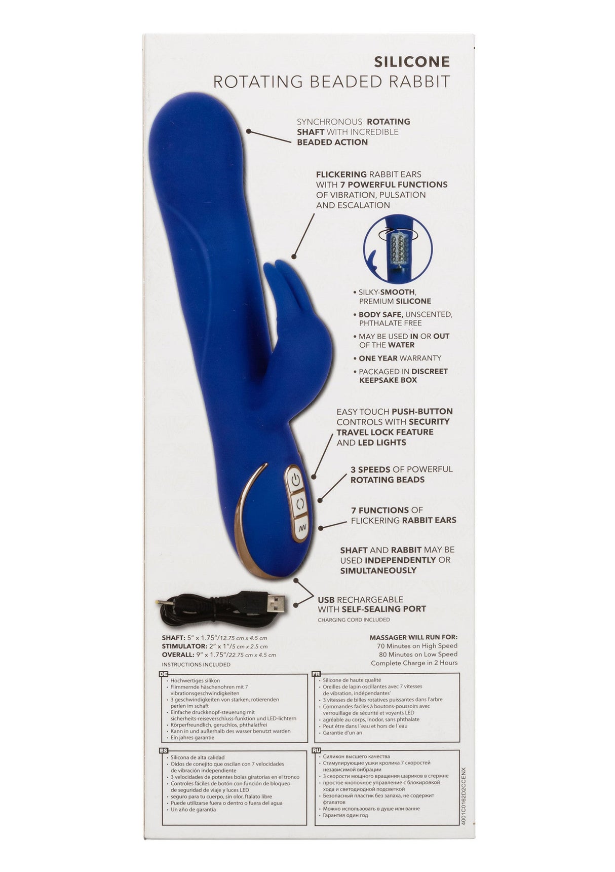 Silicone Rotating Rabbit