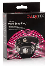 Leather Multi-Snap Ring