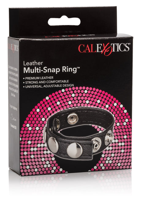 Leather Multi-Snap Ring