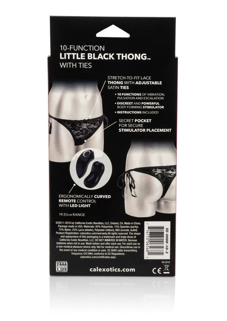 10 Function Thong With Ties