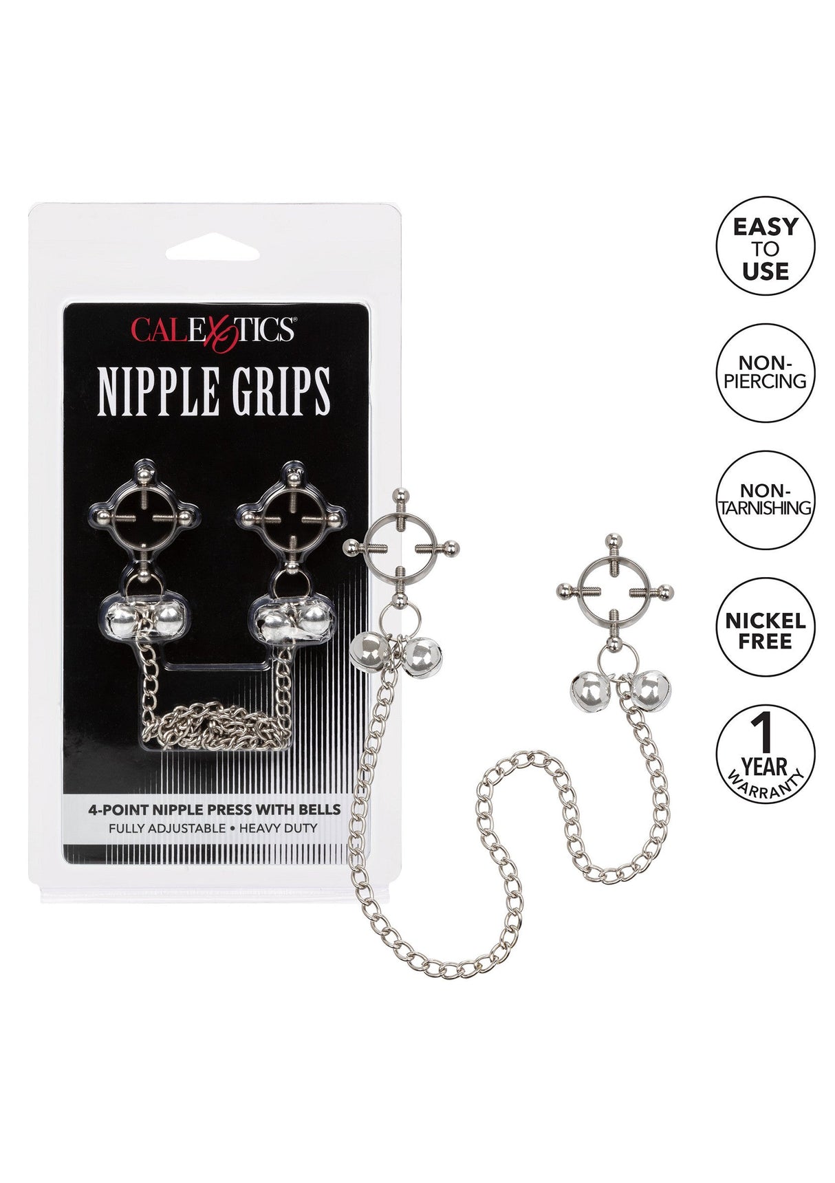 4 Point Nipple Press With Bells