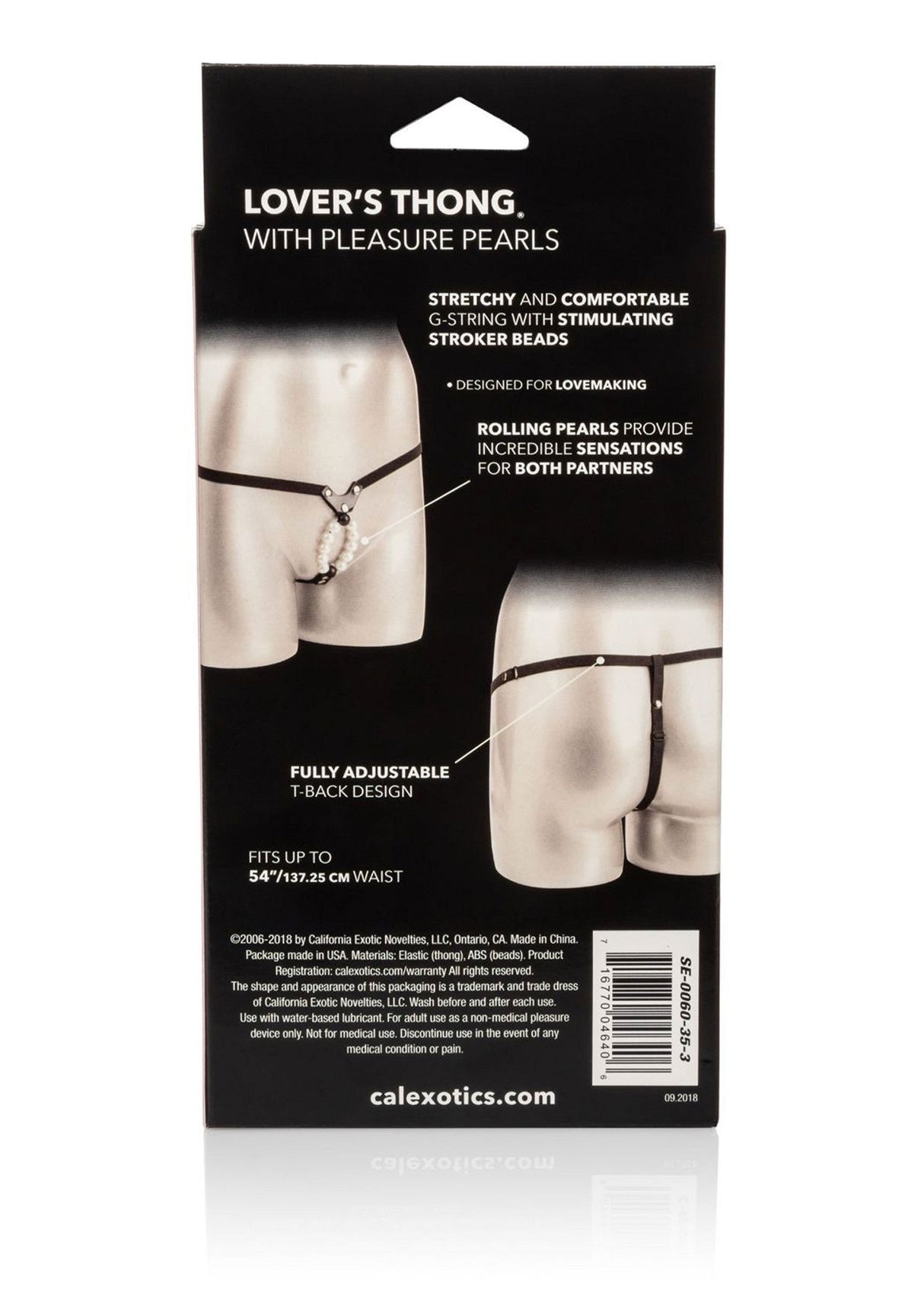 Lover Thong With Pleasure Pearls