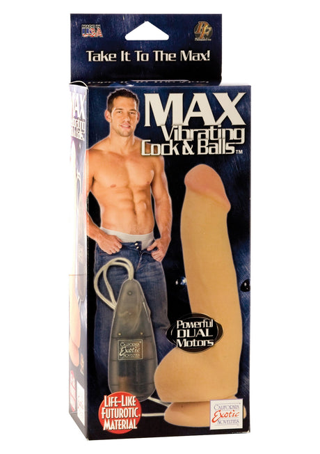 Max Vibrating Cock & Balls