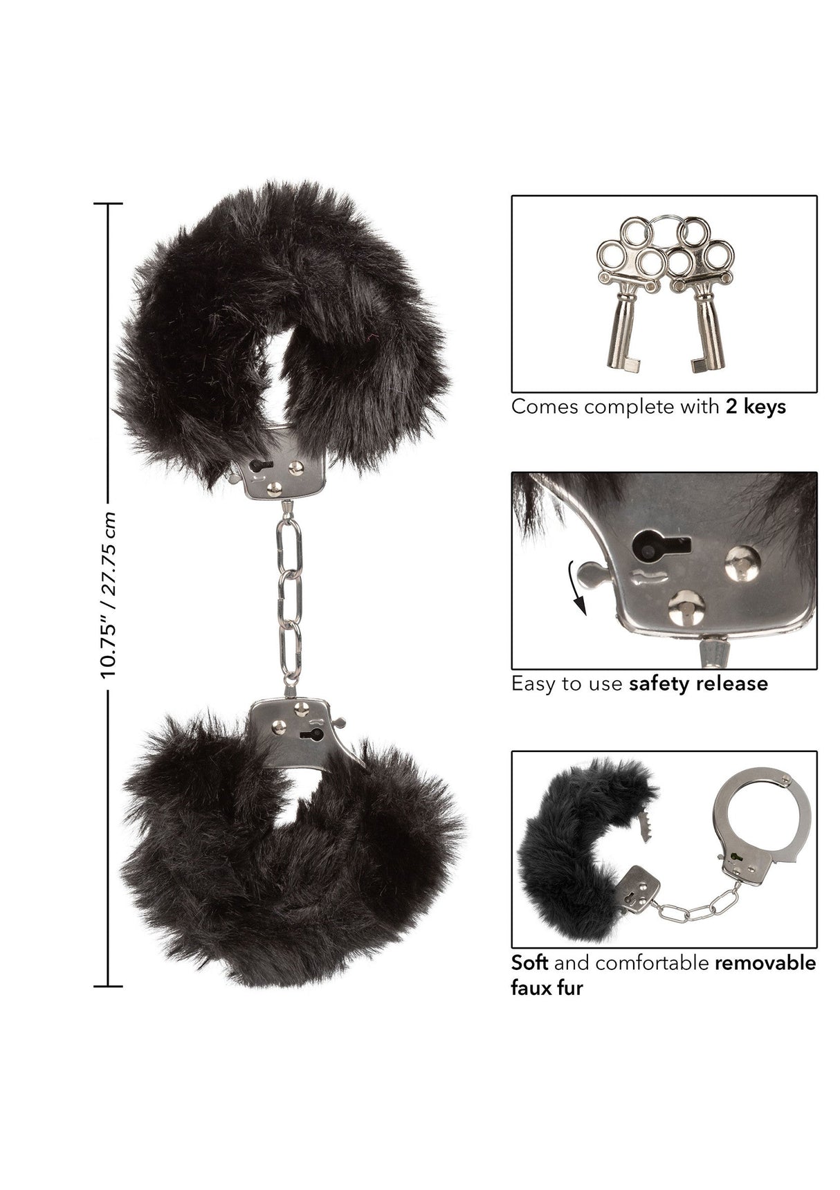 Ultra flauschige Pelzstulpen
