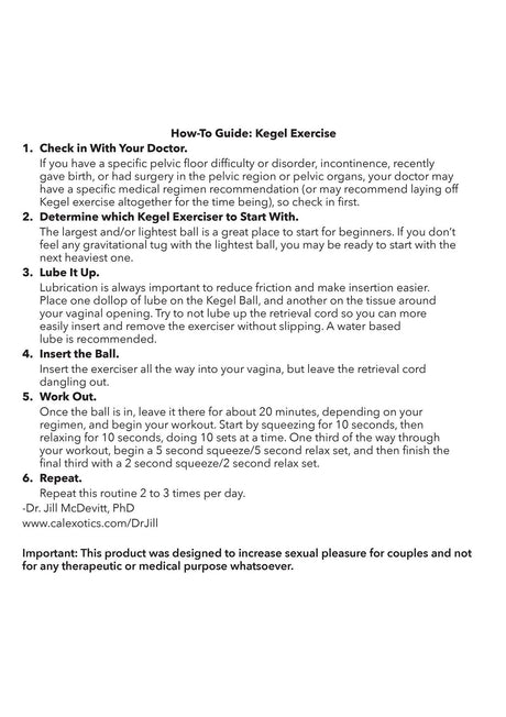 Kegel Training Set Mango