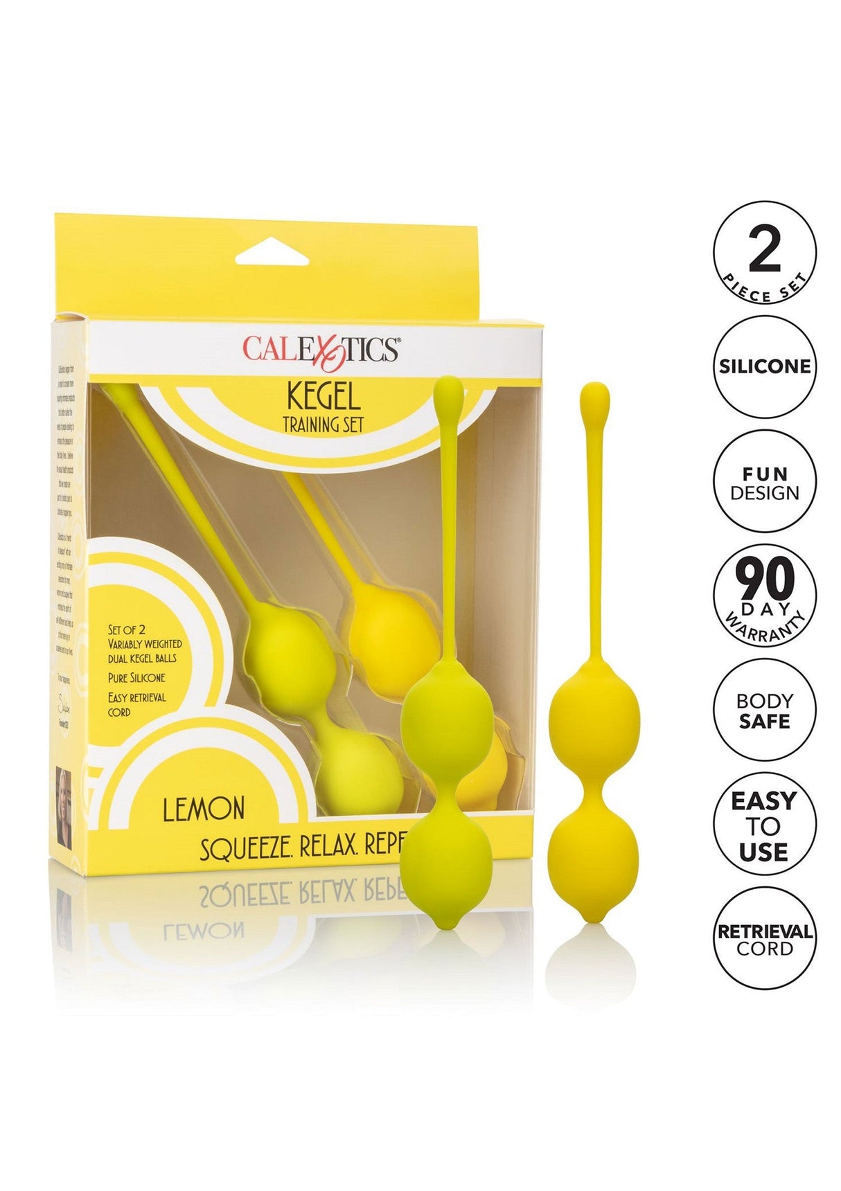 Kegel Training Set Lemon