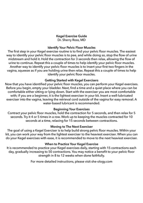 Interchangeable Kegel Set