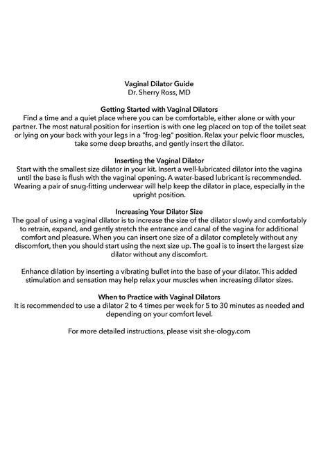 Advanced Wearable Dilator Set