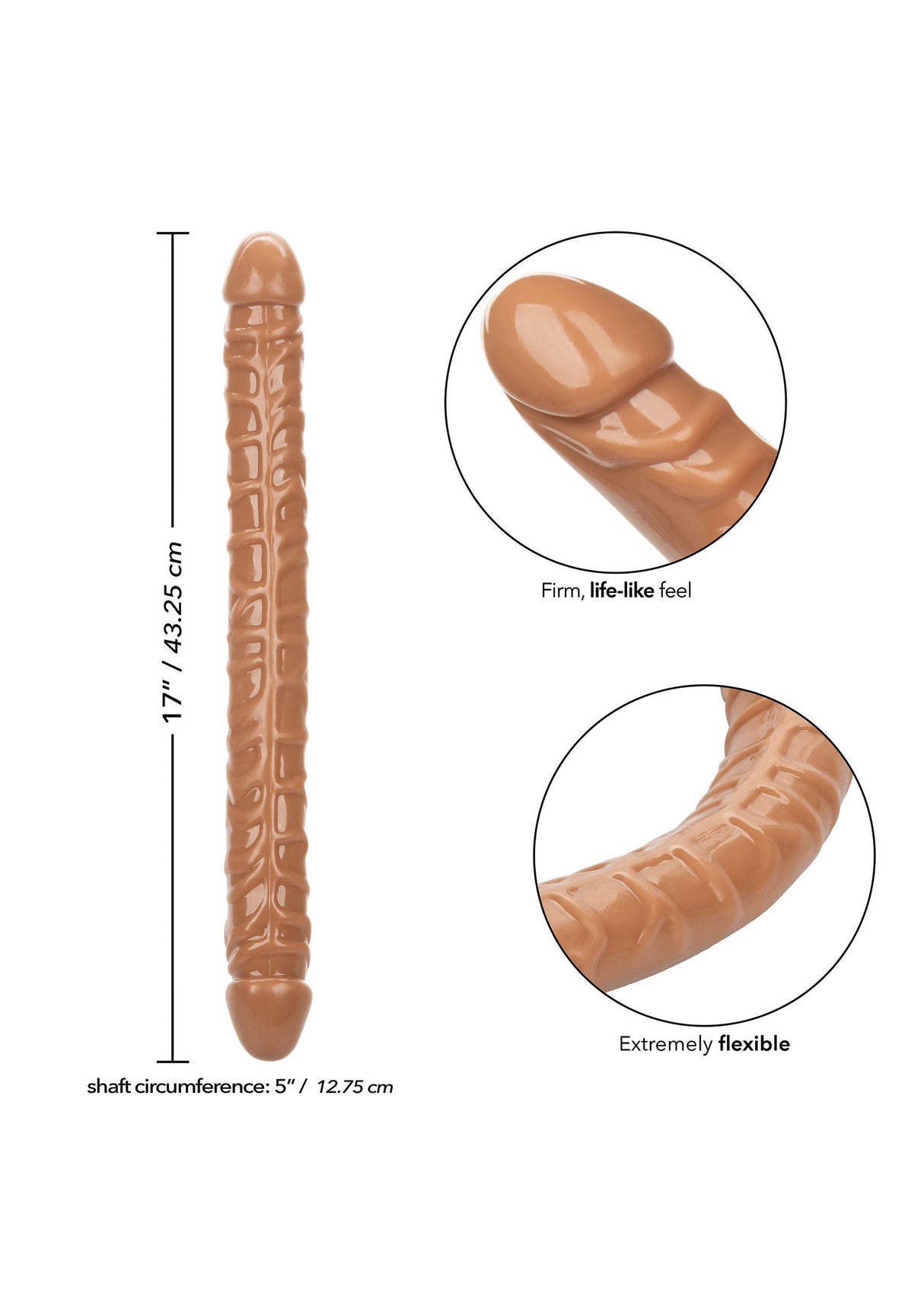 Size Queen Double Dong 17 inch