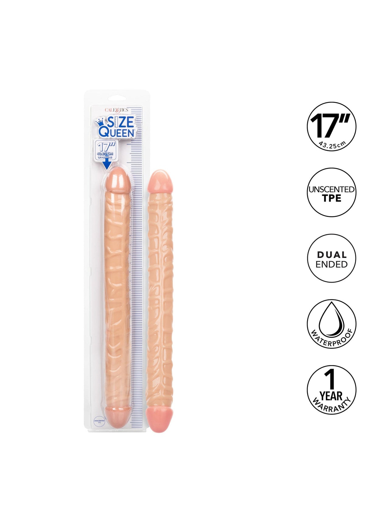 Size Queen Double Dong 17 inch