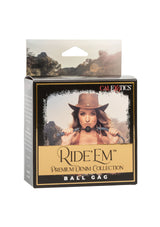 Ride Em Denim Ball Gag