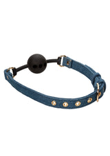 Ride Em Denim Ball Gag