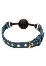 Ride Em Denim Ball Gag
