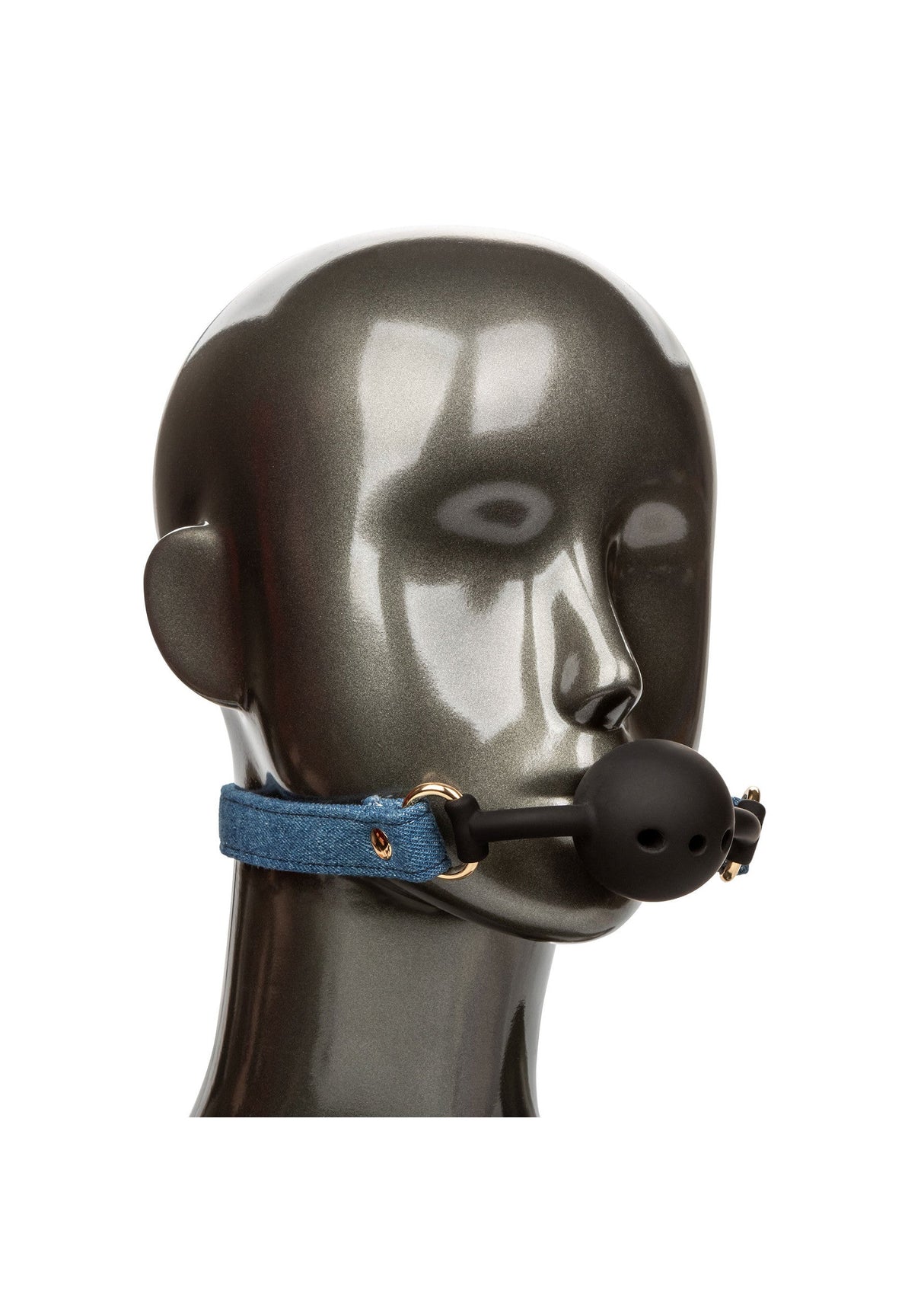 Ride Em Denim Ball Gag