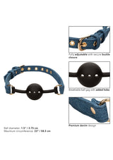 Ride Em Denim Ball Gag
