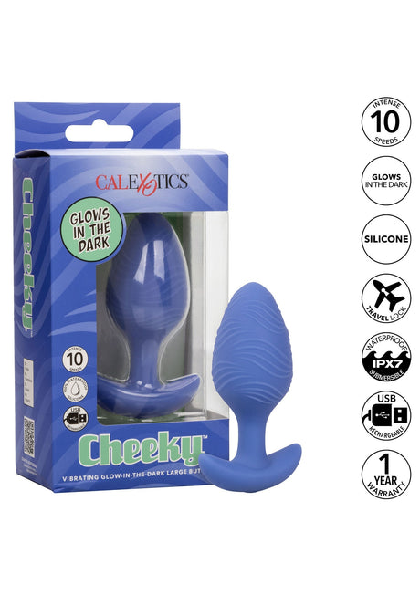 Cheeky Glow Vibrating Plug L