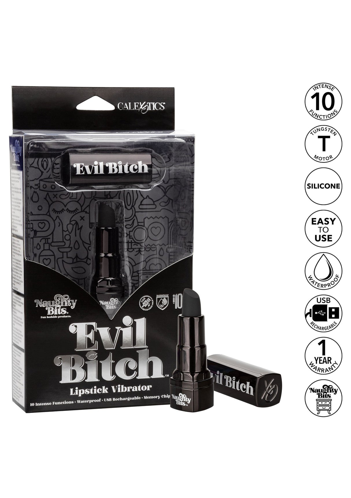 Evil Bitch Lipstick Vibrator