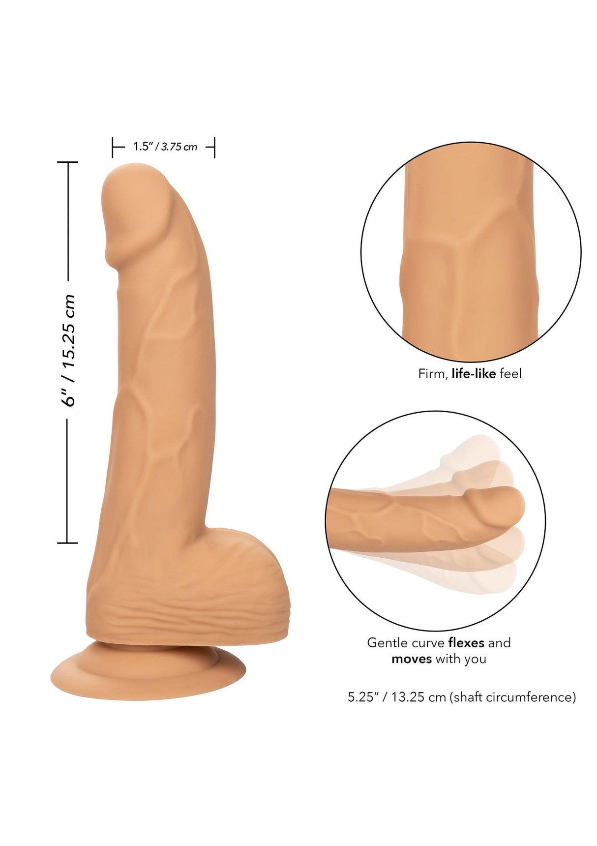 Silicone Studs 6 inch