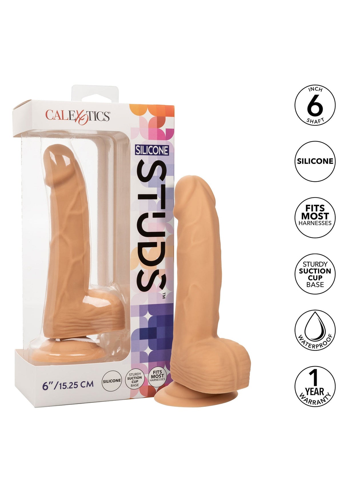 Silicone Studs 6 inch