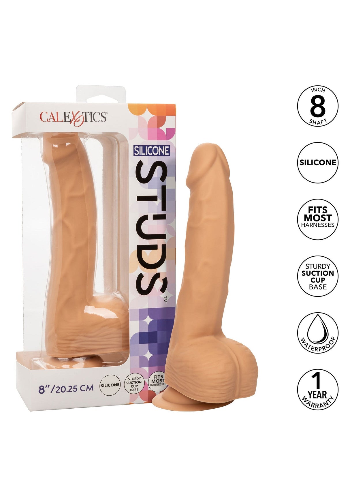 Silicone Studs 8 inch