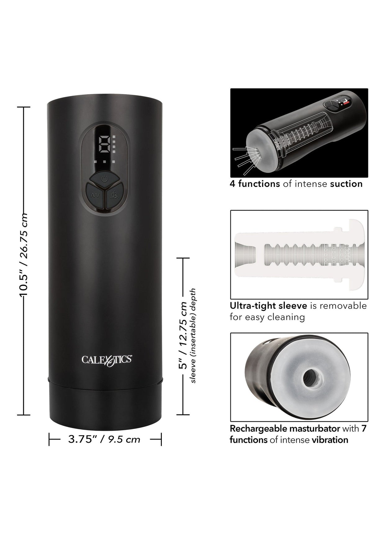 Bionic Sucking and Vibrating Masturbator