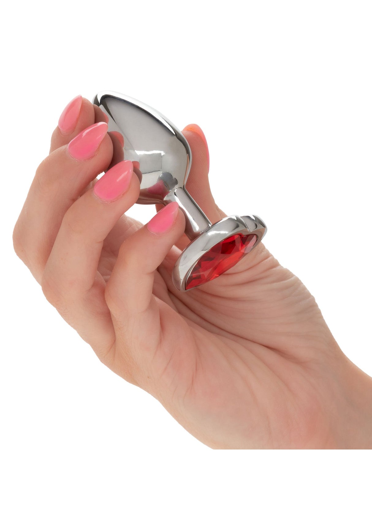 Jewel Small Ruby Heart Plug