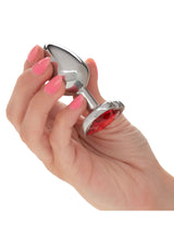 Jewel Small Ruby Heart Plug