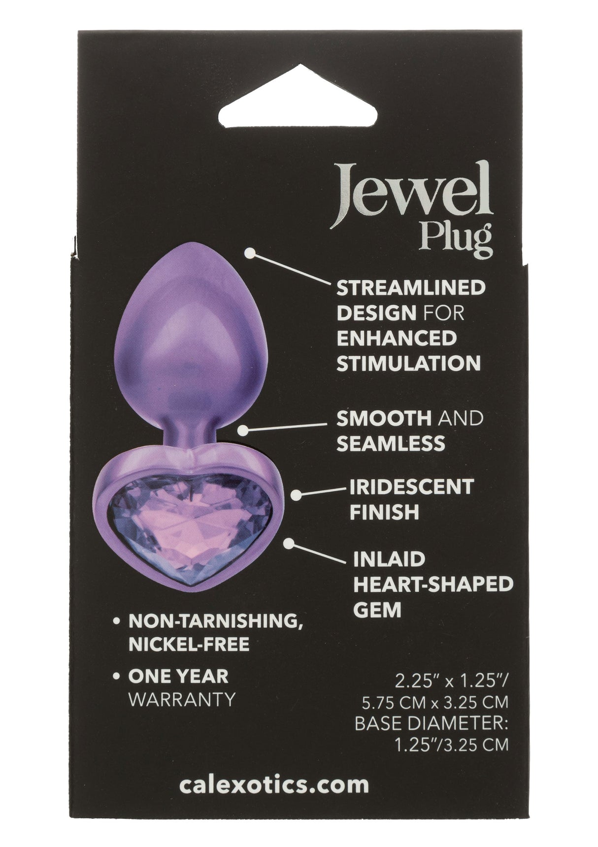 Diamond Heart Plug Small