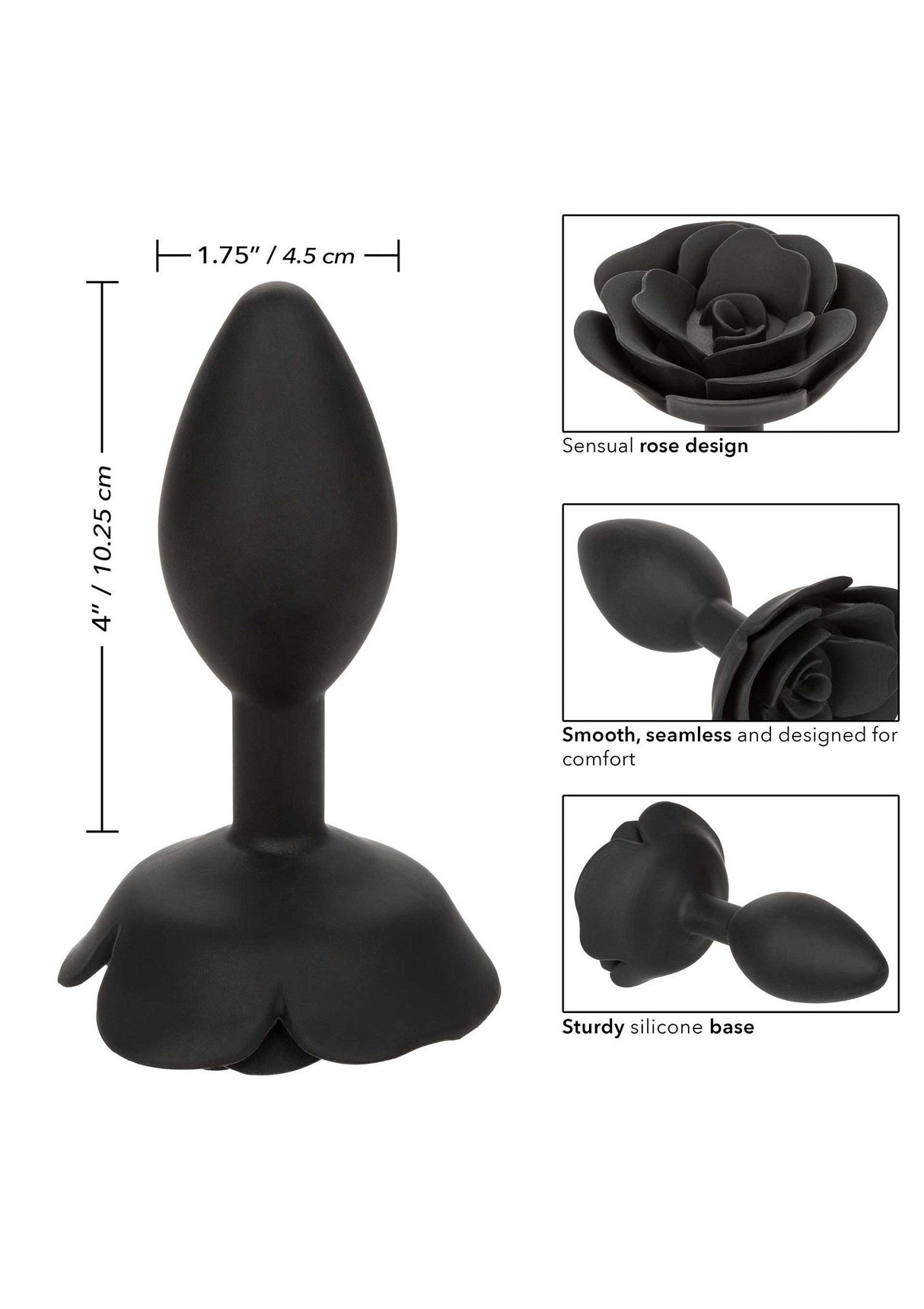 Rose Anal Plug Large