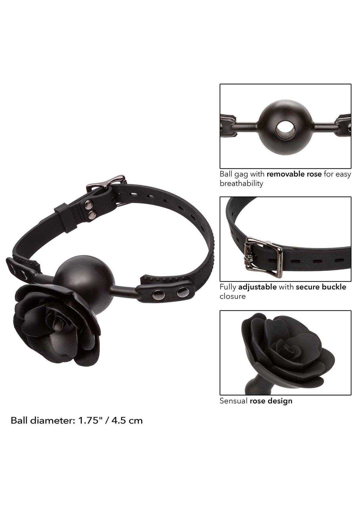 Removable Rose Gag