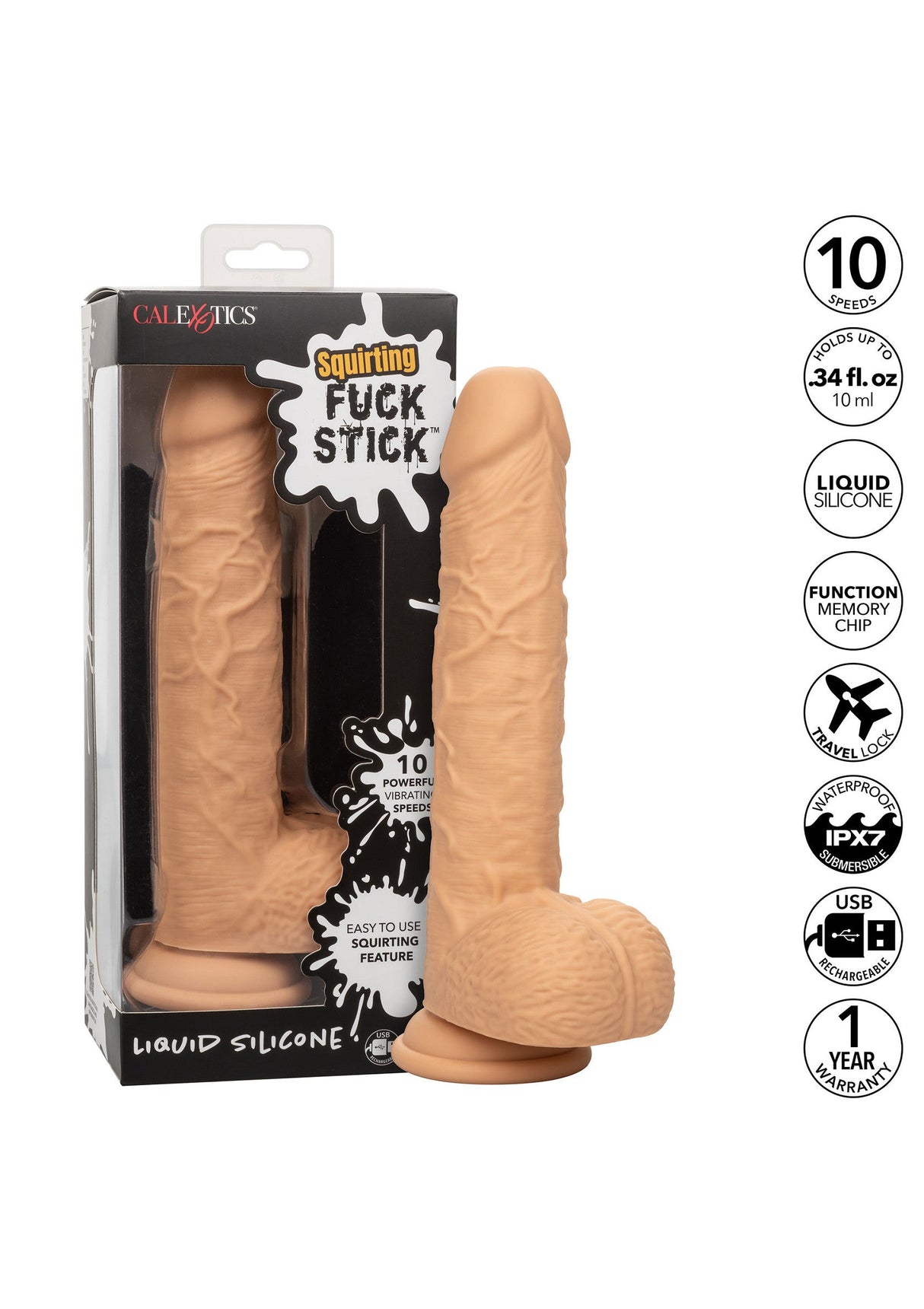 Squirting Vibrating Fuck Stick