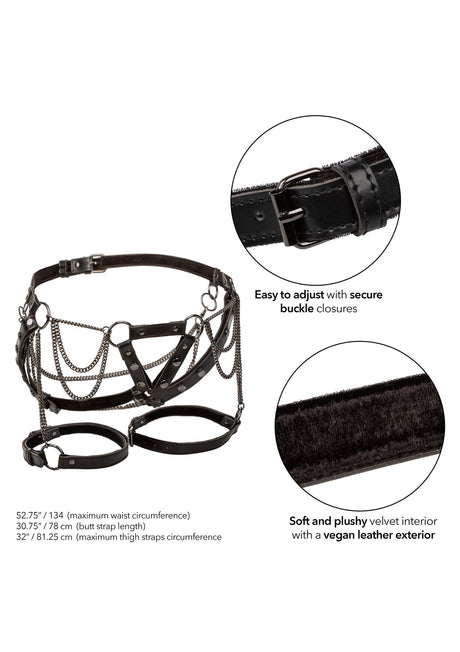 Harness With Chains Plus Size