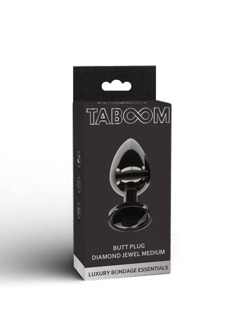 Butt Plug With Diamond Jewel M