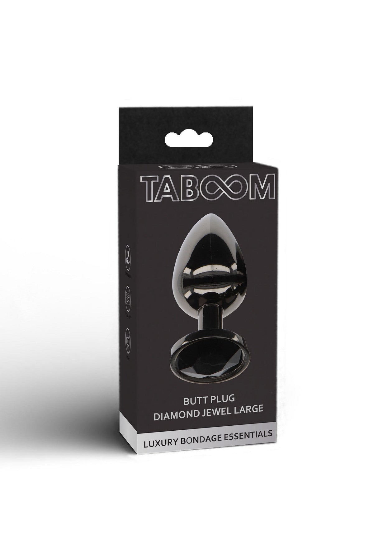 Butt Plug With Diamond Jewel L